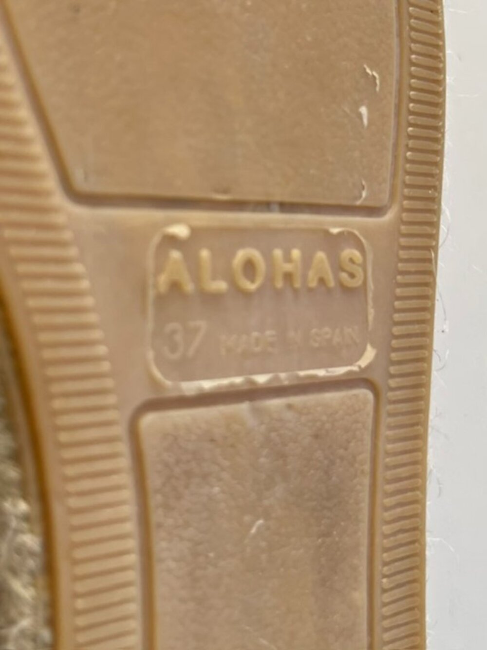 Alohas Espadrille Woven Leather Sandals | Size 37 - Picture 5 of 6